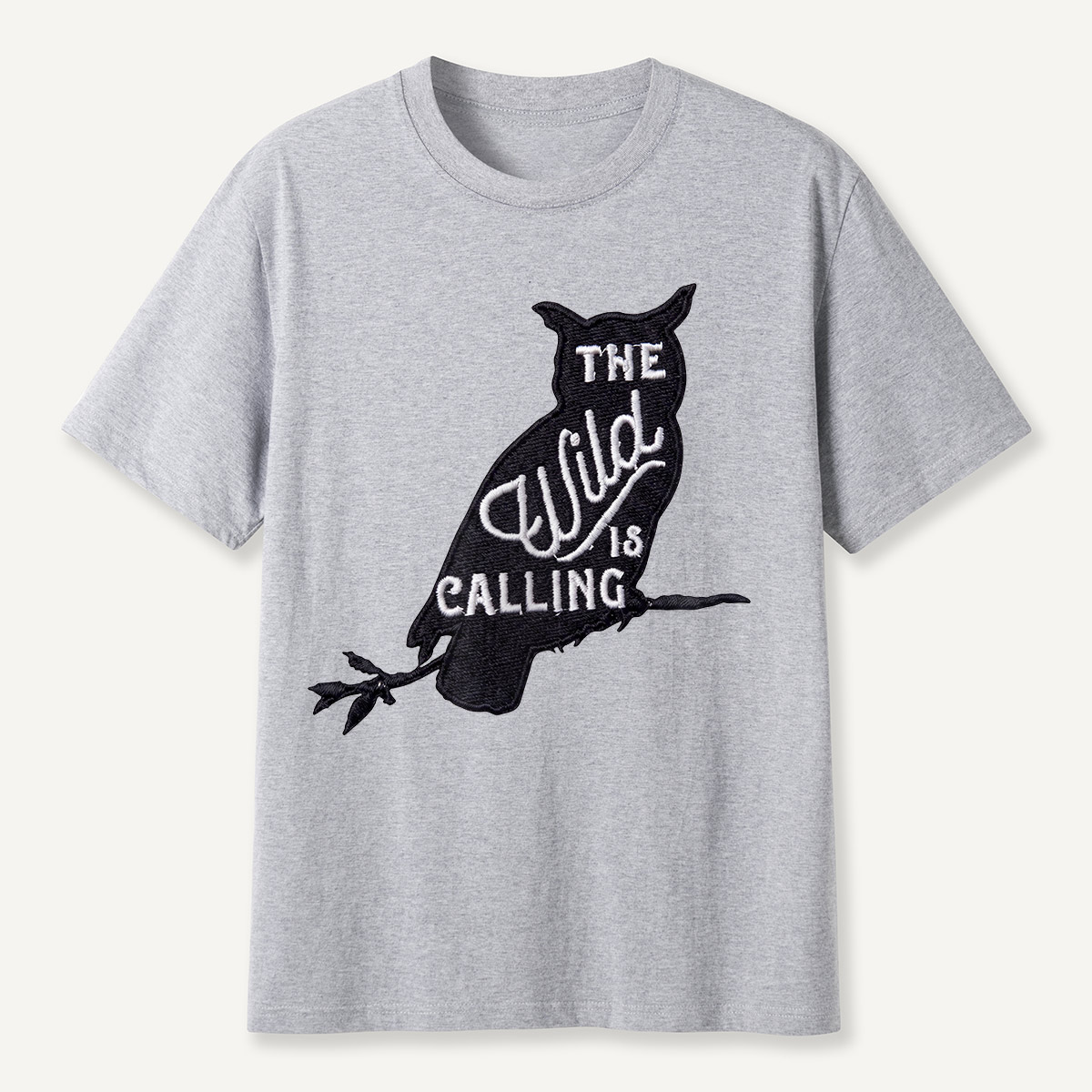The Wild Is Calling Owl Silhouette T-Shirt