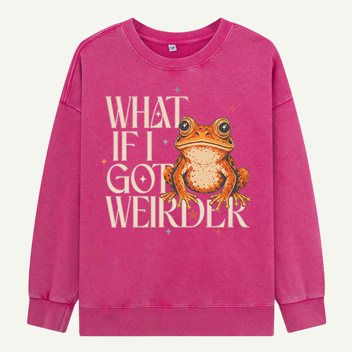 What If Frogs Got Weirder Washed Sweatshirts