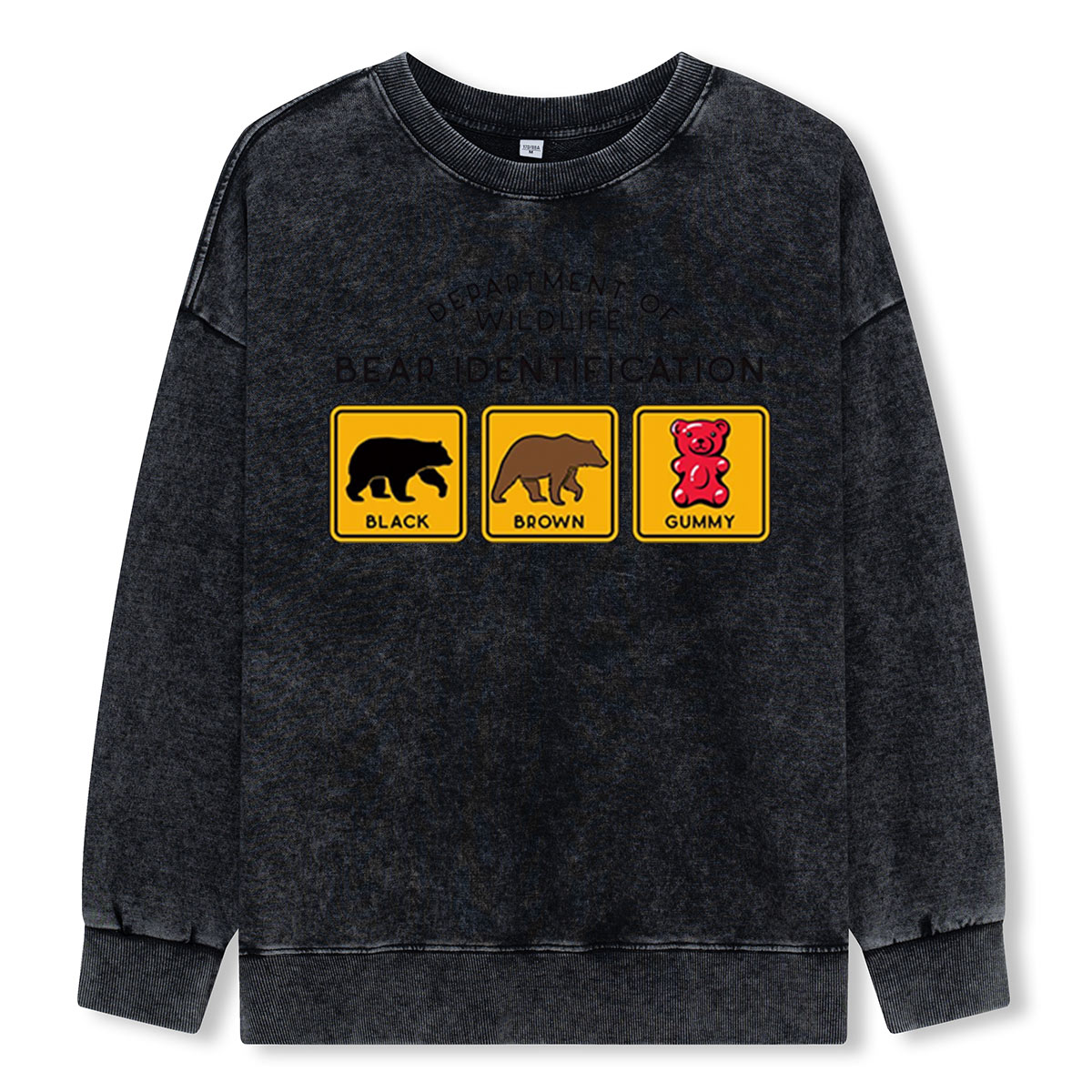 Bear Tee Cotton Classic Washed Sweatshirts