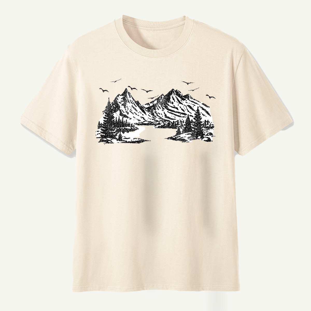 Mountain Valley Wilderness Sketch T-Shirt