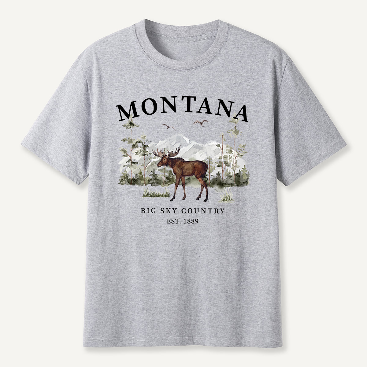 Montana Big Sky Country Moose T-Shirt