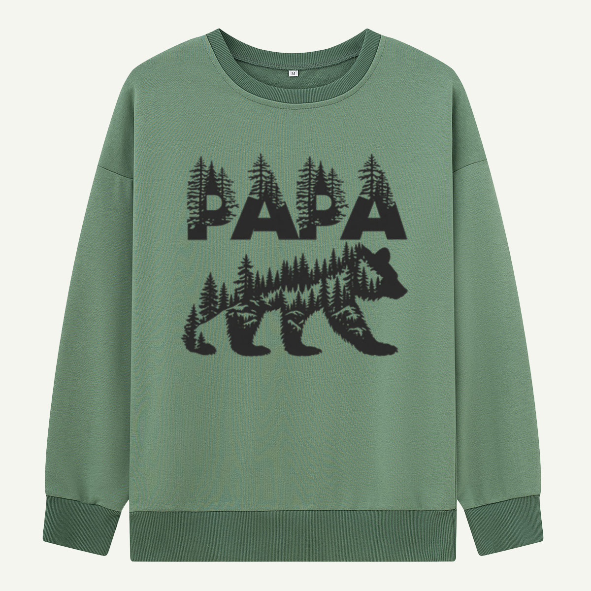 Papa Bear Forest Family Nature Sweatshirts