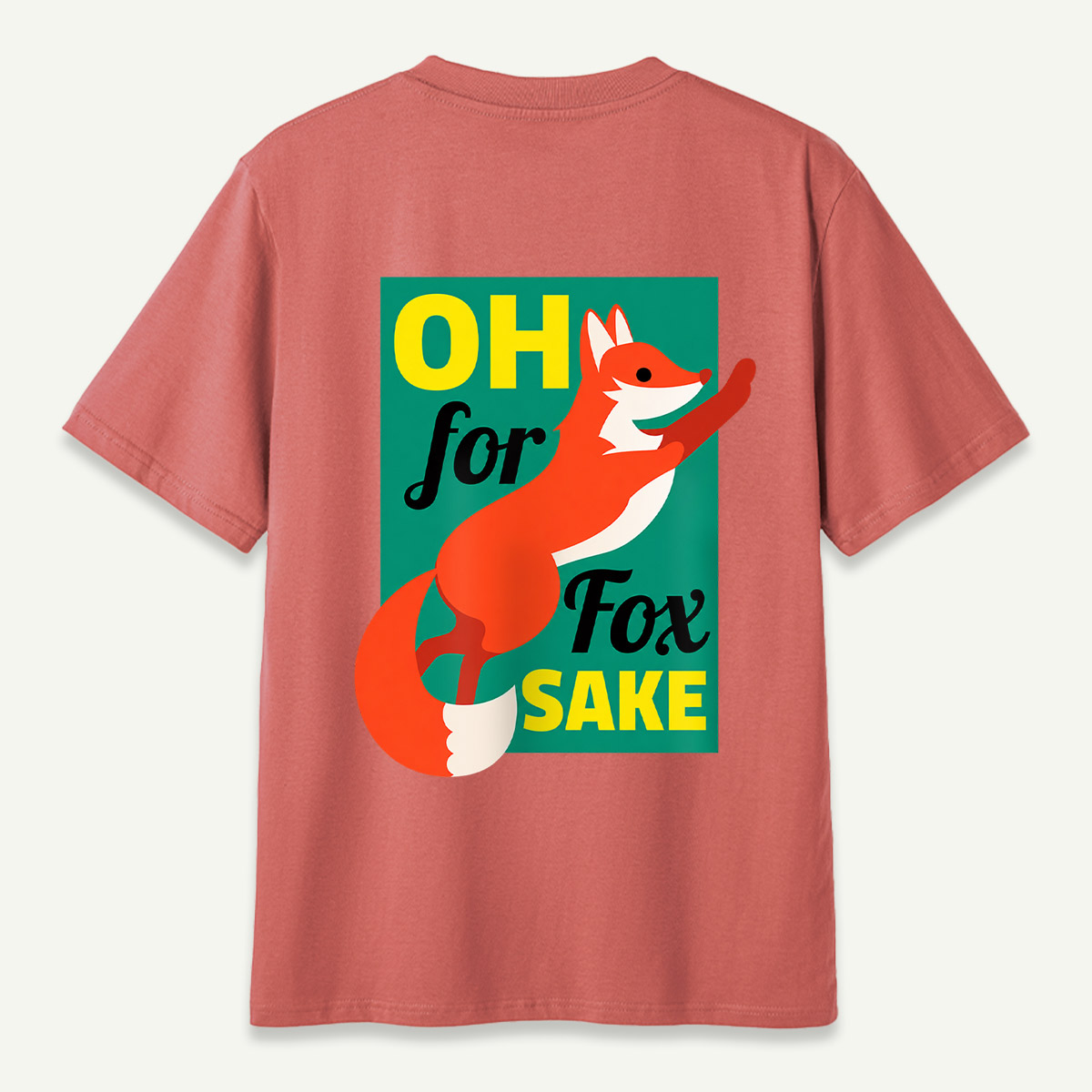 Oh For Fox Sake Retro Fox Quote T-Shirt