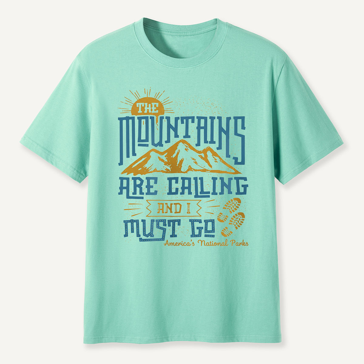 Mountains Are Calling I Must Go Quote  T-Shirt