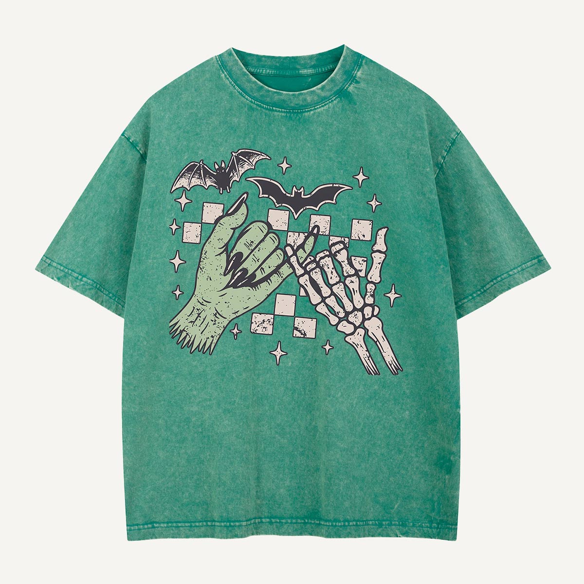  Bat Flight Pinky Promise Washed T-Shirt