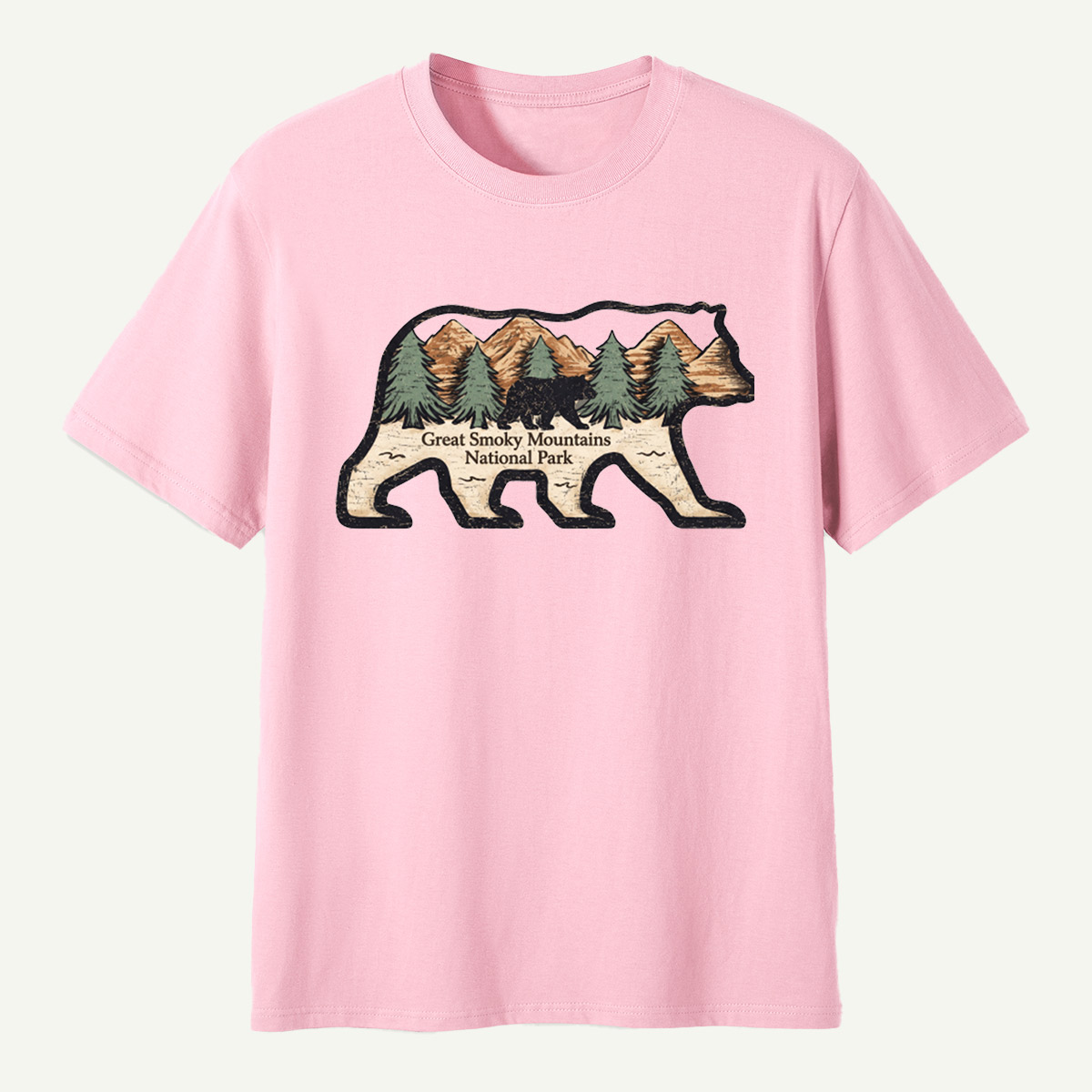 Great Smoky Mountains National Park Black Bear Forest T-Shirt