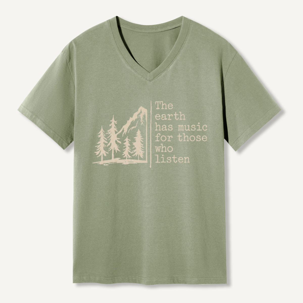 The Earth Has Music V-neck T-Shirt