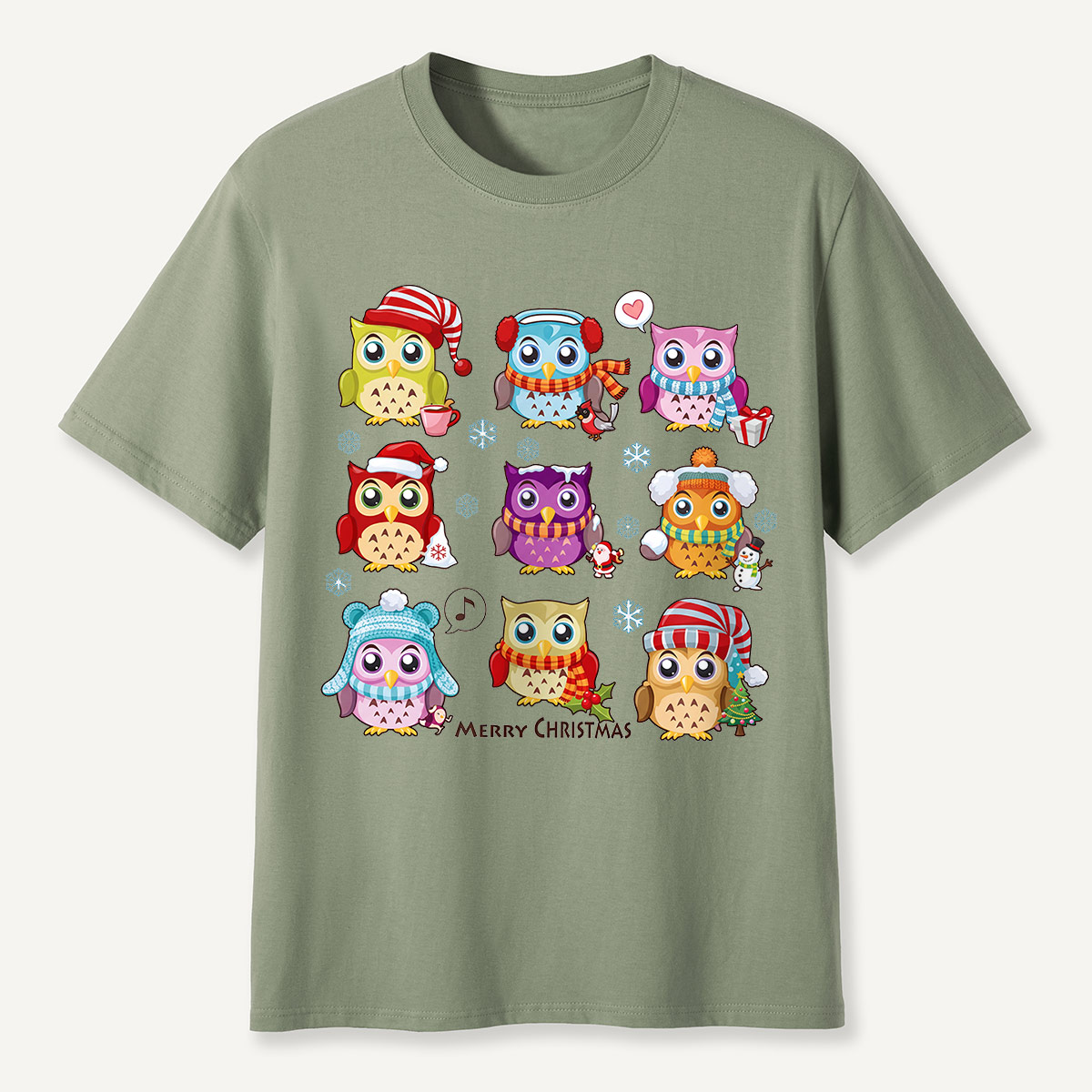 Christmas Owl Squad T-Shirt
