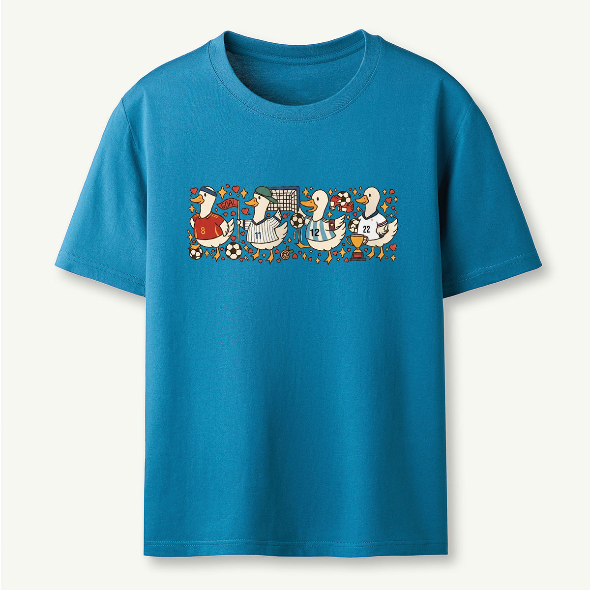 Soccer Ducks Football Team T‑Shirt