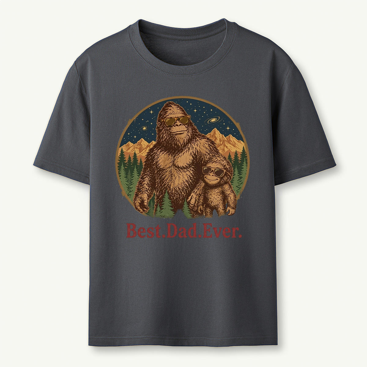 Best Dad Ever Cryptids T-Shirt