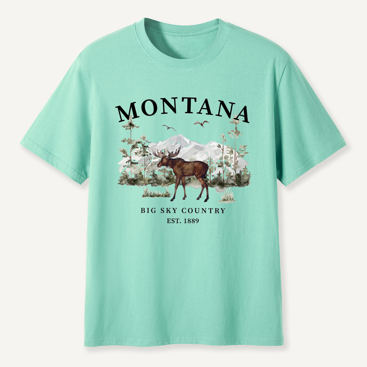 Montana Big Sky Country Moose T-Shirt