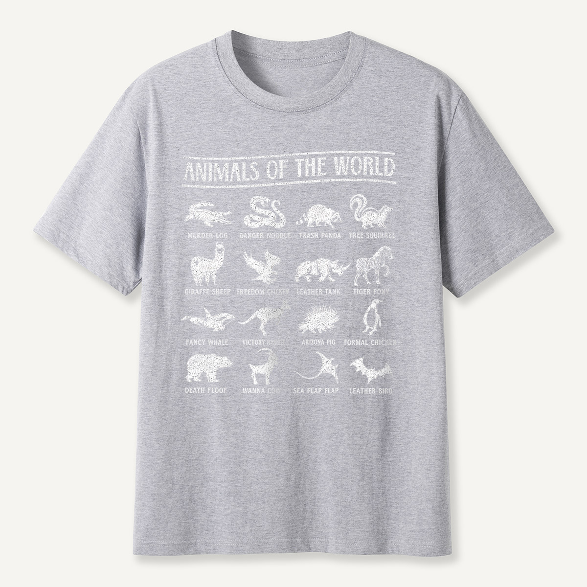 Animals of the World Funny Names T-Shirt