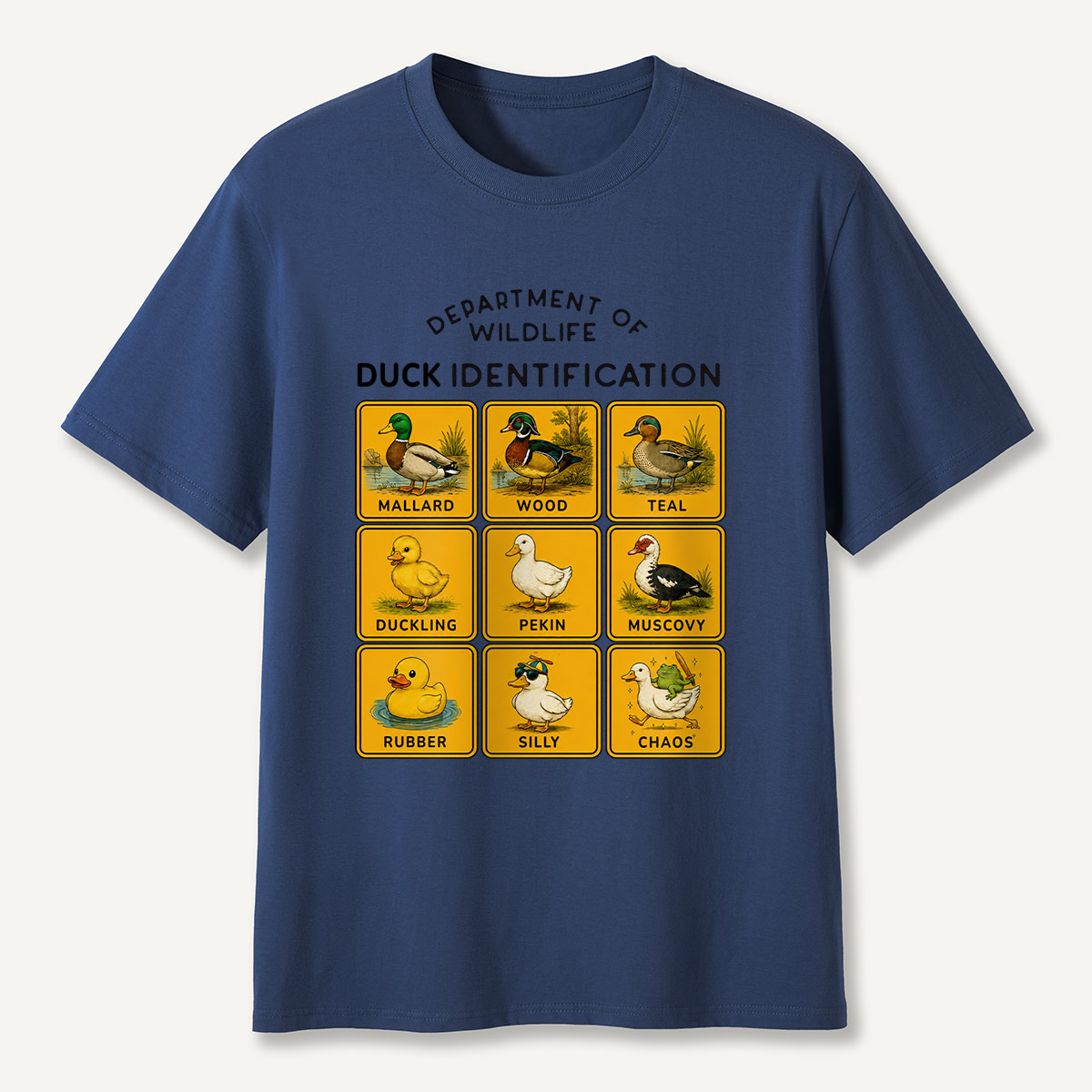 Department of Wildlife Duck Identification T-Shirt