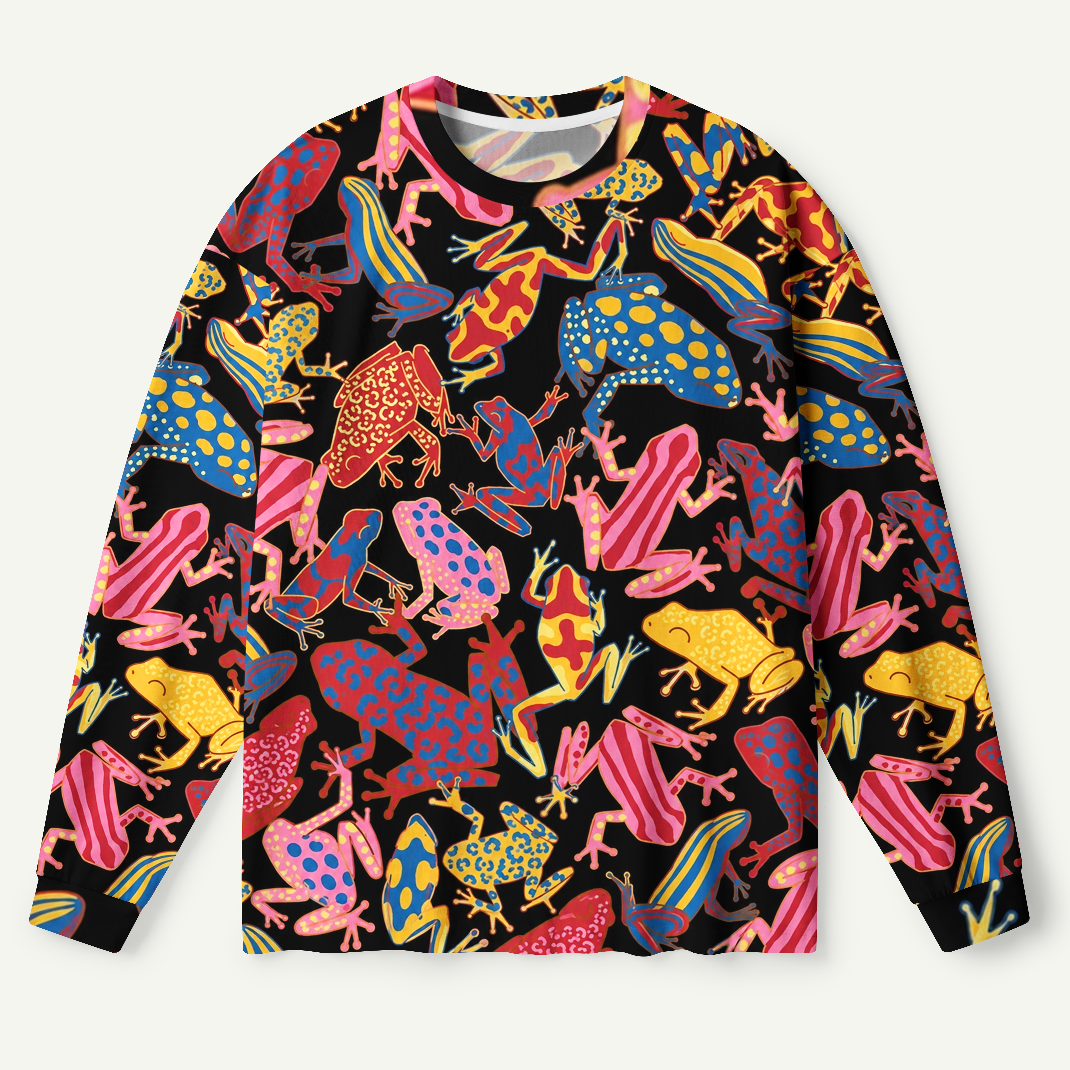 Colorful Woodland Creatures Pattern Premium Pure Cotton Long Sleeves