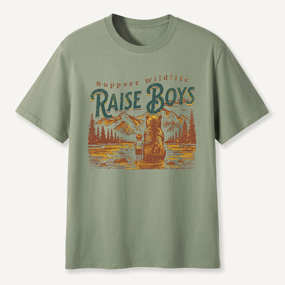 Wilderness Lake Family Bear T-Shirt