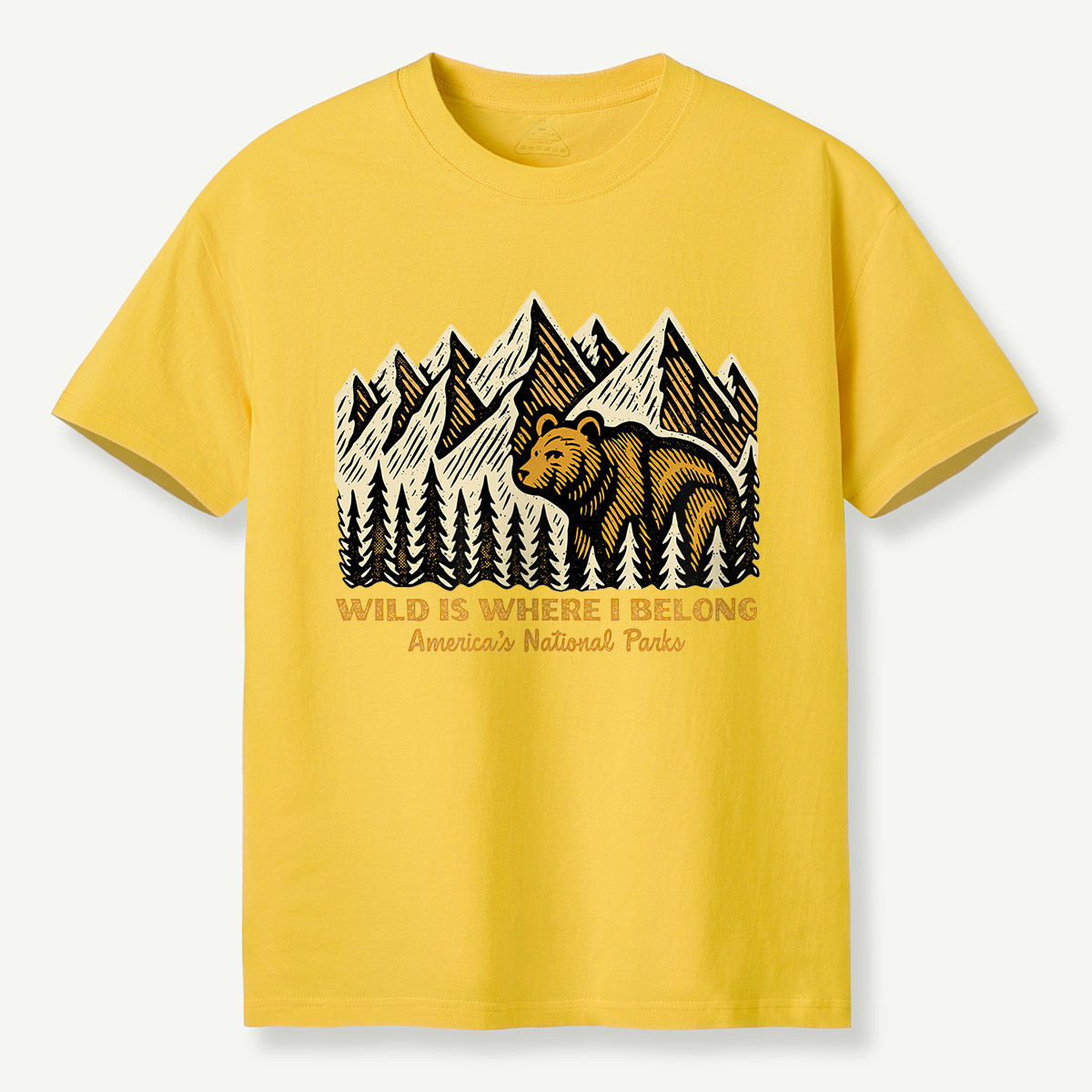 Wild Is Where I Belong Bear Mountains T-Shirt