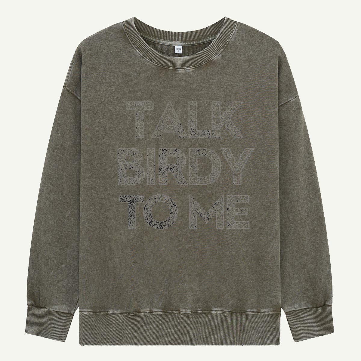 Talk Birdy to Me Washed Sweatshirts