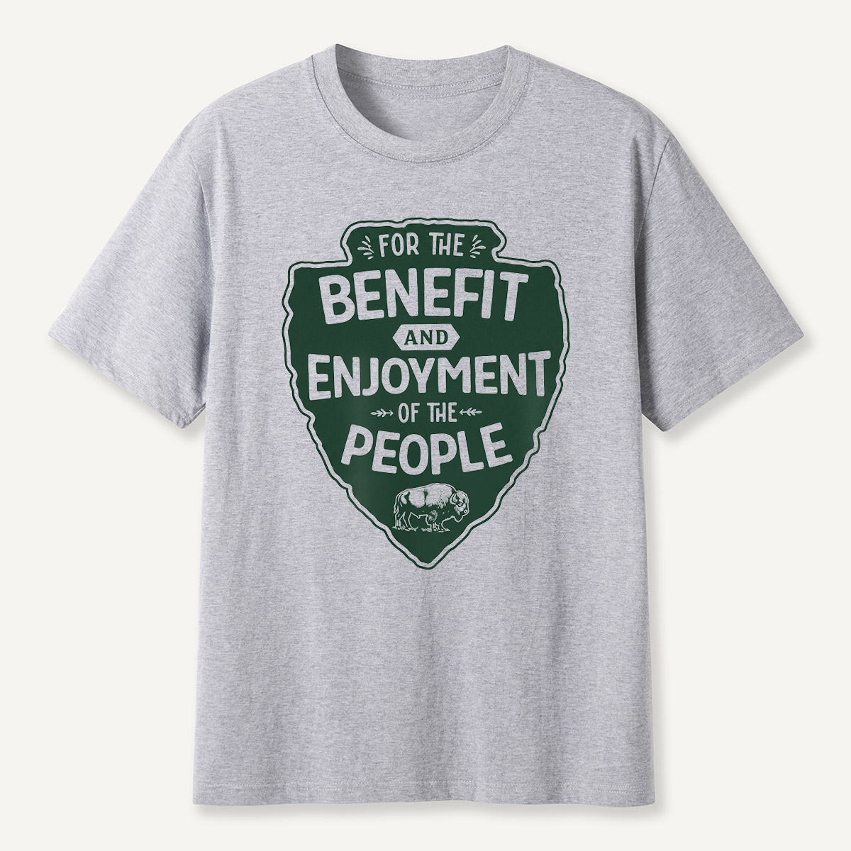 Benefit and Enjoyment of the People Park Badge T-Shirt