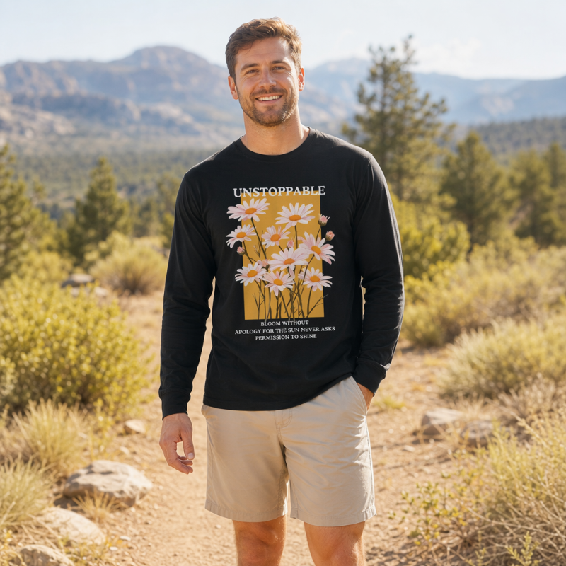 Unstoppable Daisy Long Sleeve T-Shirt