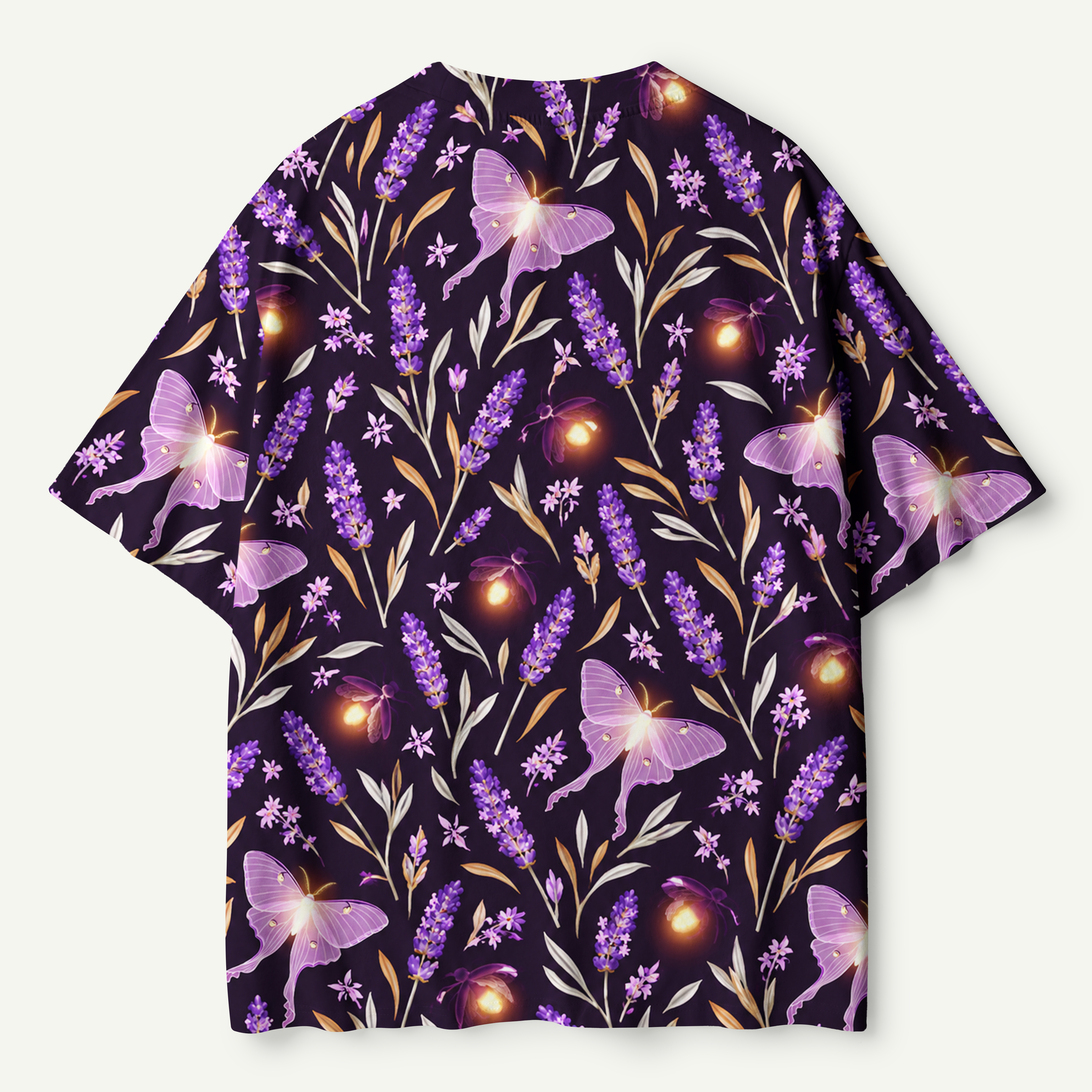 Moonlit Violet Woodland Premium Pure Cotton Tee