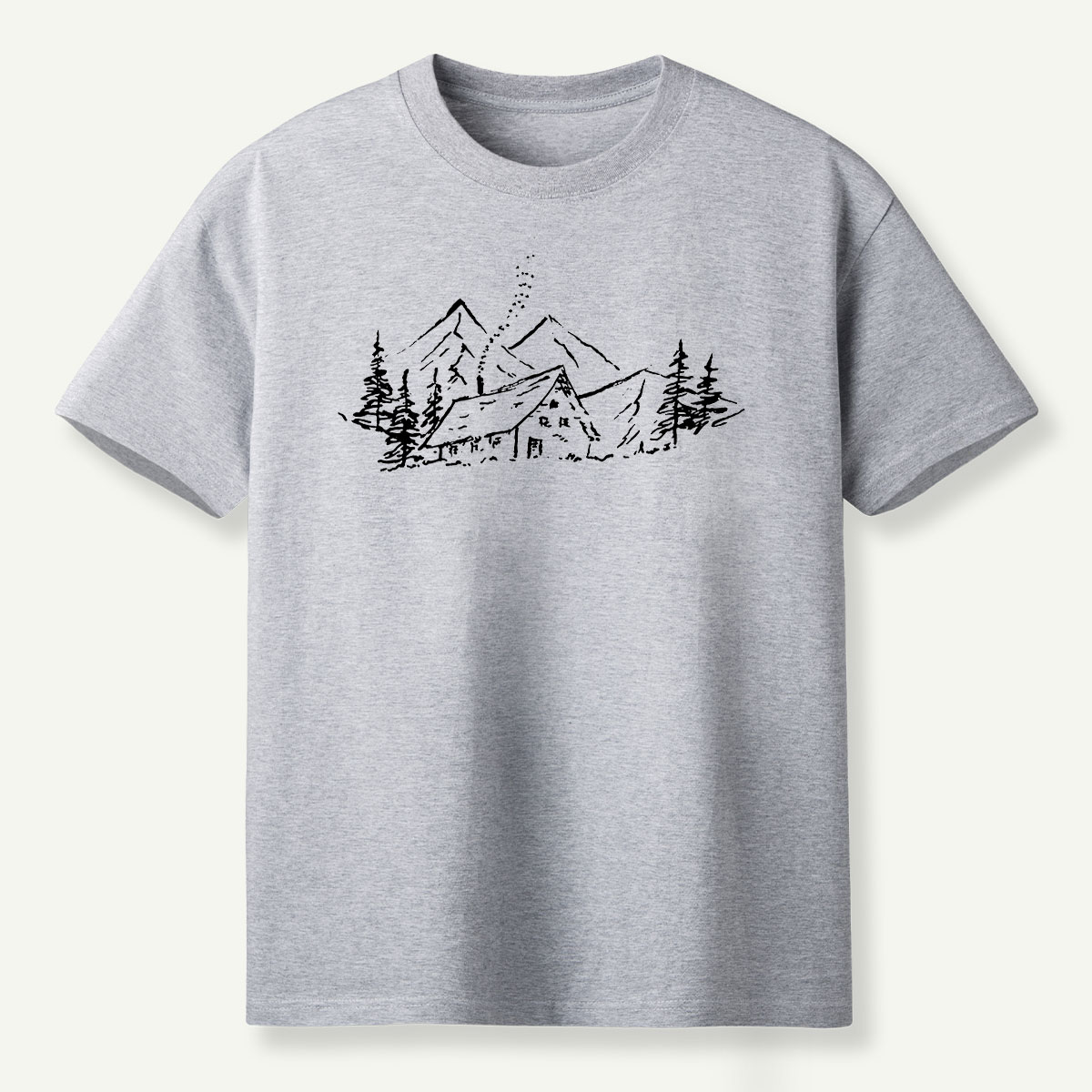 Alpine Cabin Mountain Retreat T-Shirt