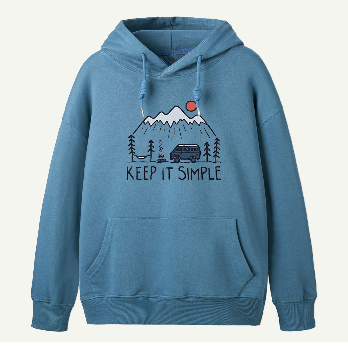 Keep It Simple Mountain Van Hoodie