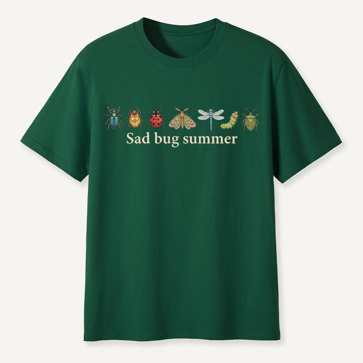 Sad Bug Summer Cottagecore Insect T-Shirt