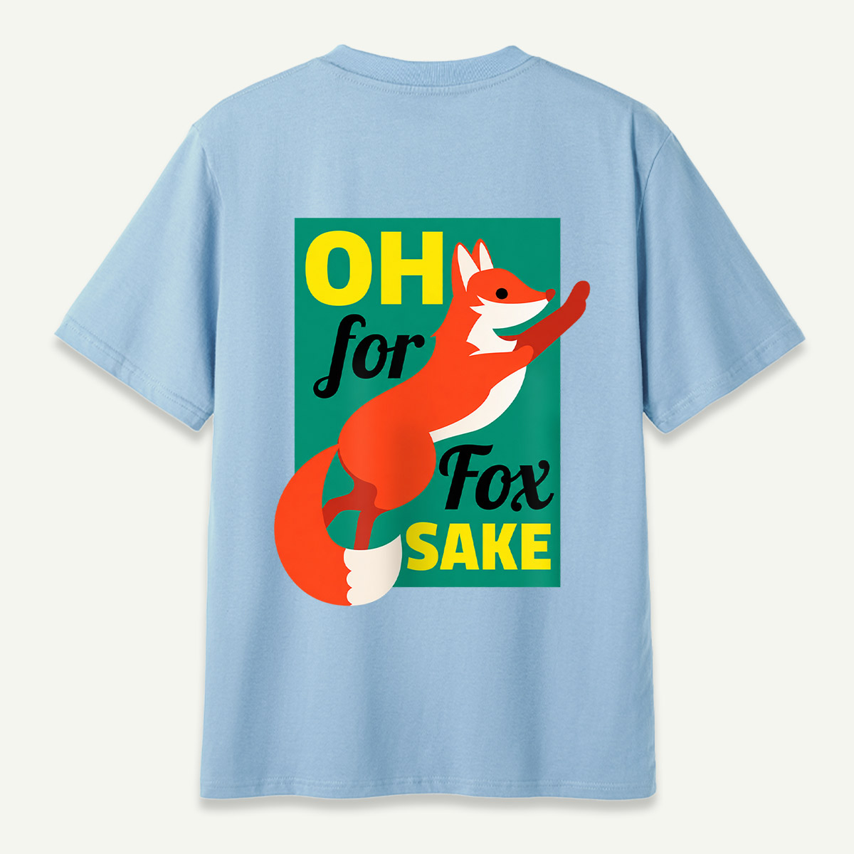Oh For Fox Sake Retro Fox Quote T-Shirt