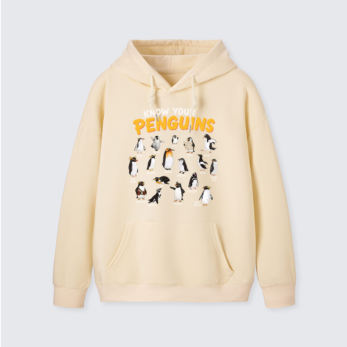 Know Your Penguins Penguin Species Hoodie
