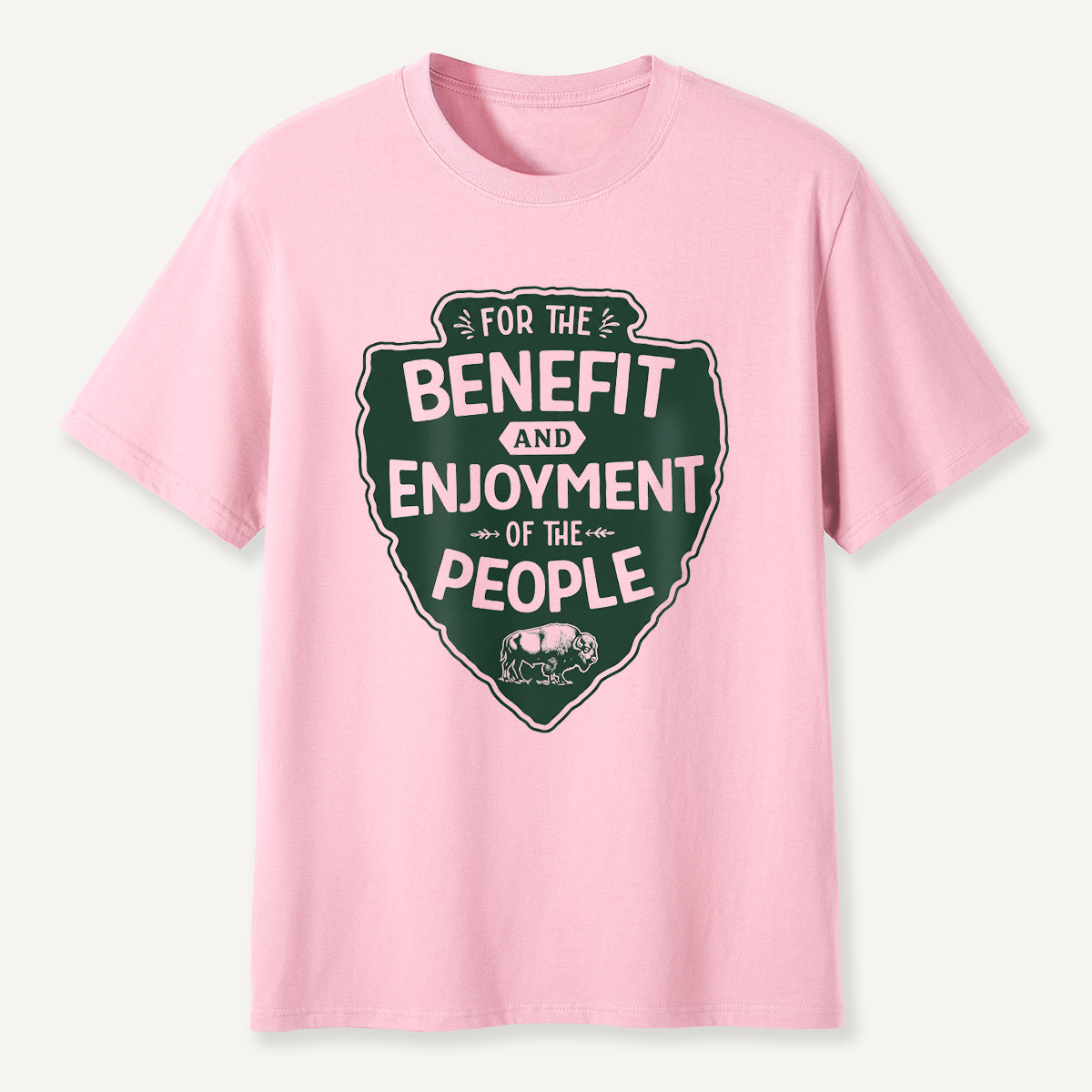 Benefit and Enjoyment of the People Park Badge T-Shirt