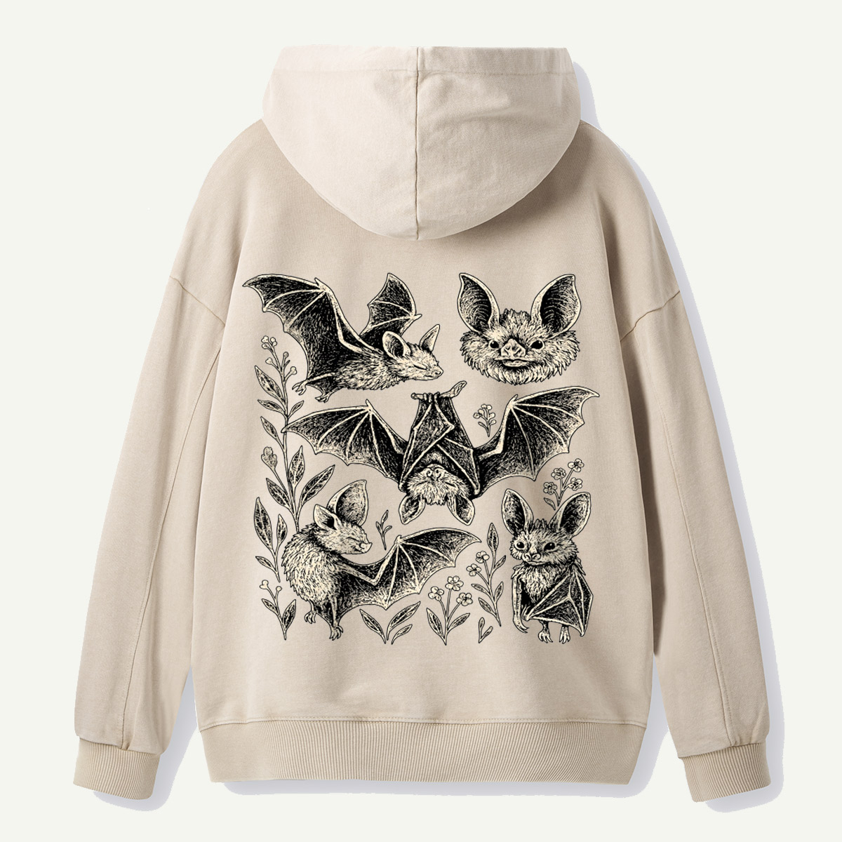 Welcome to the Bat Garden Washed Hoodie