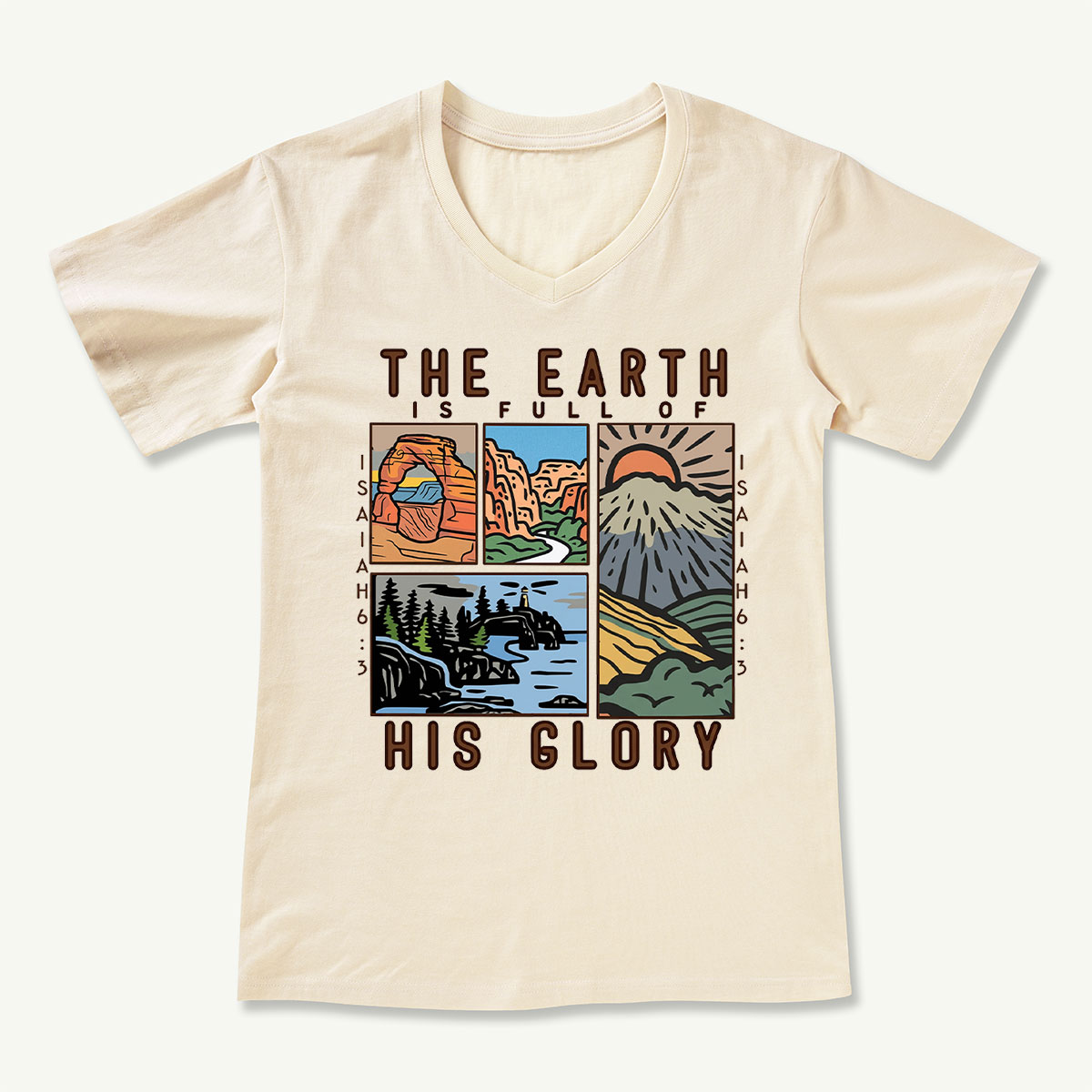 Wilderness National Parks V-neck T-Shirt
