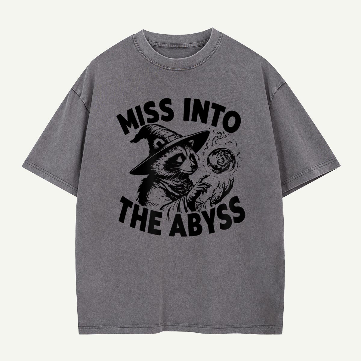 Roses Caught in the Web Washed T-Shirt