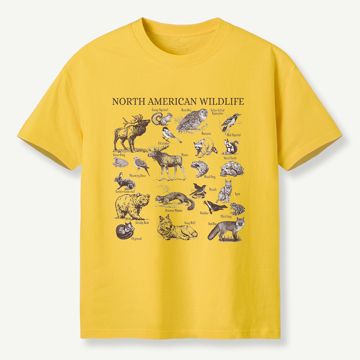North American Wildlife Vintage T-Shirt
