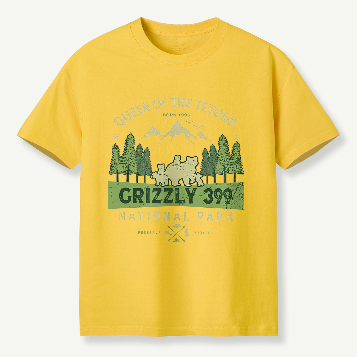 Legend of the Tetons Grizzly 399 National Park T-Shirt