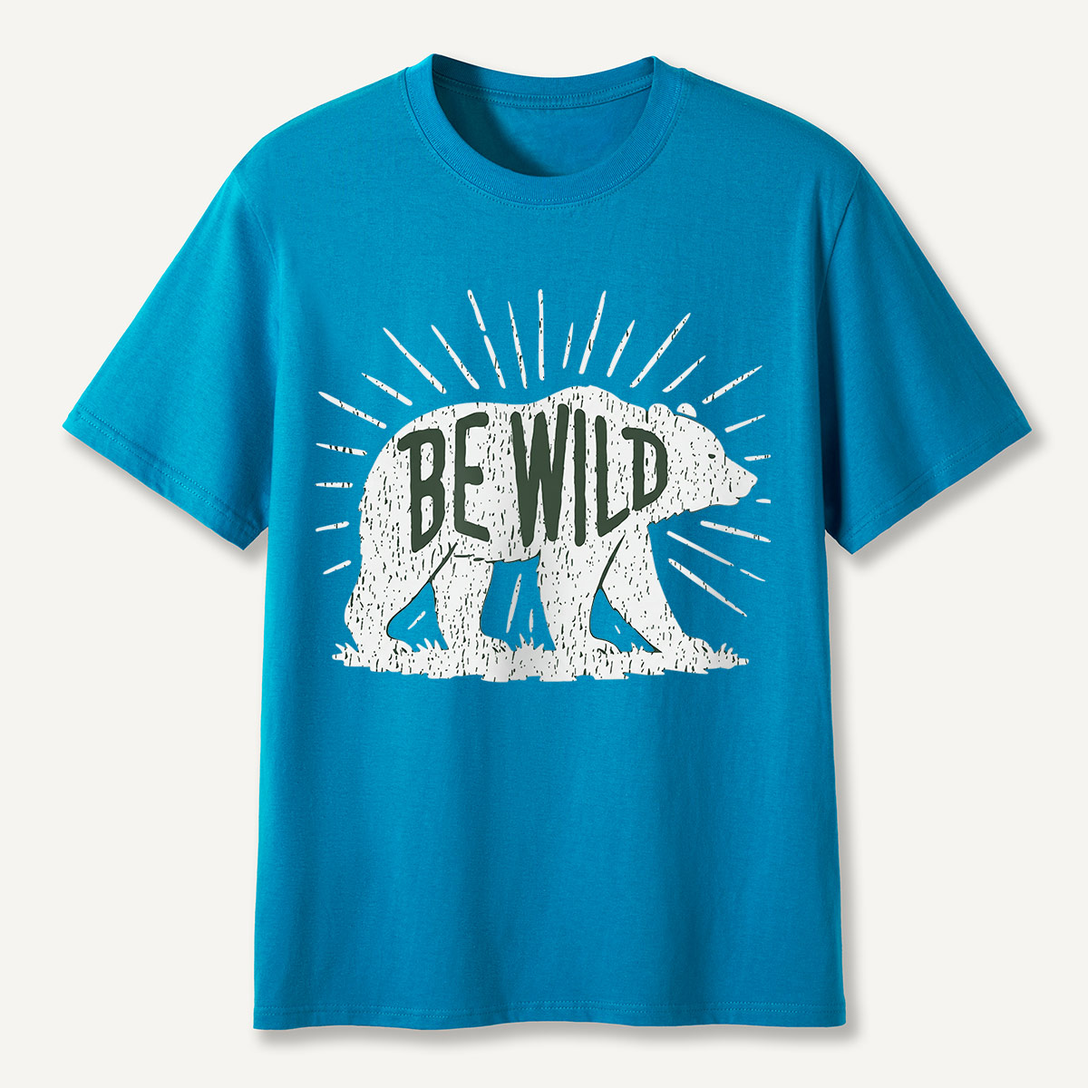 Be Wild Bear Sunburst T-Shirt