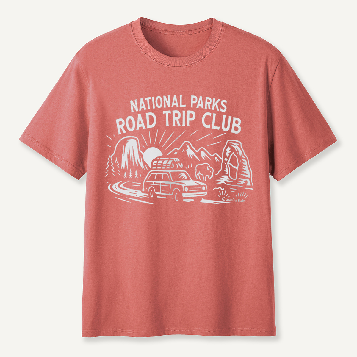 National Parks Road Trip Club Wagon T-Shirt
