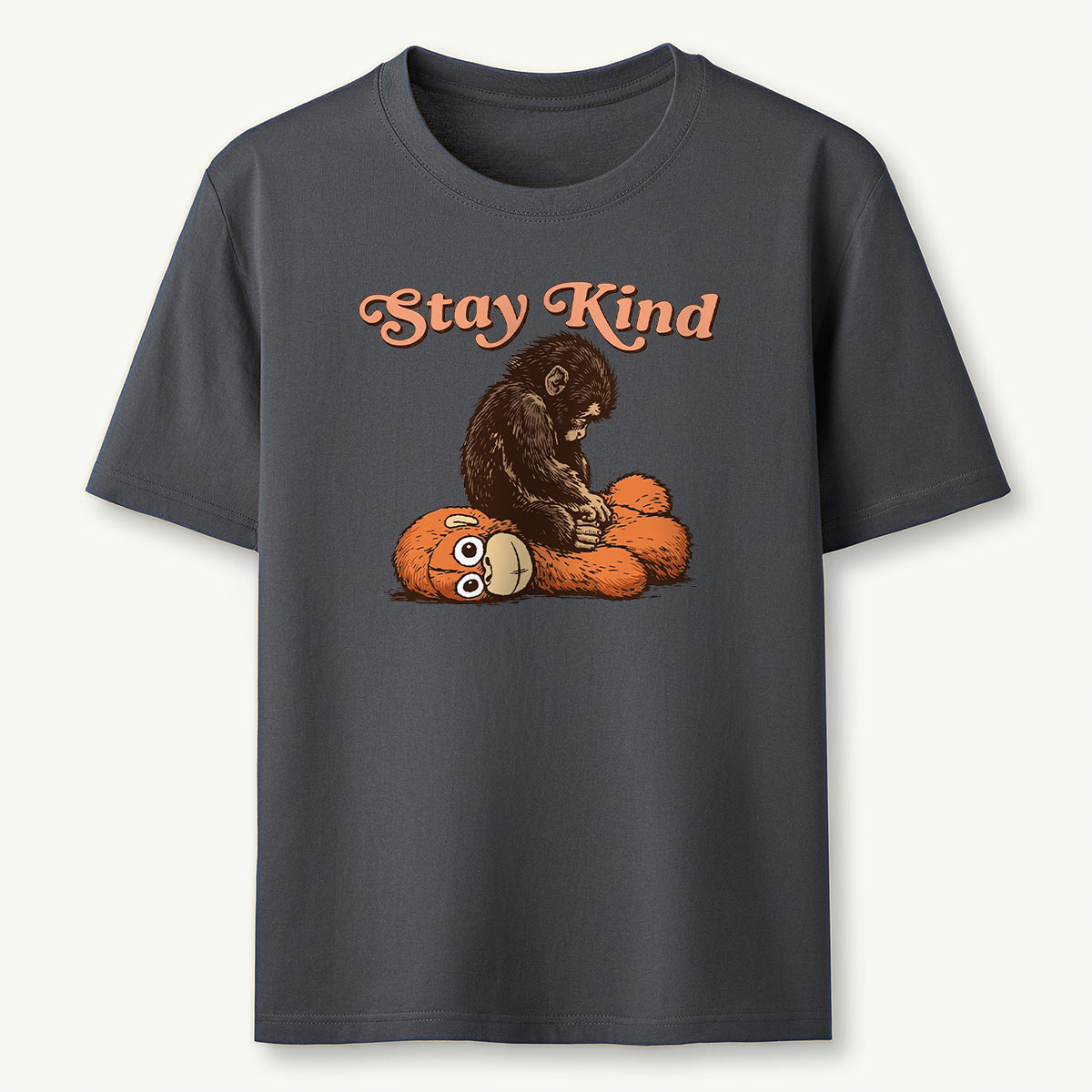 Punch Monkey Stay Kind Save Punch T-Shirt