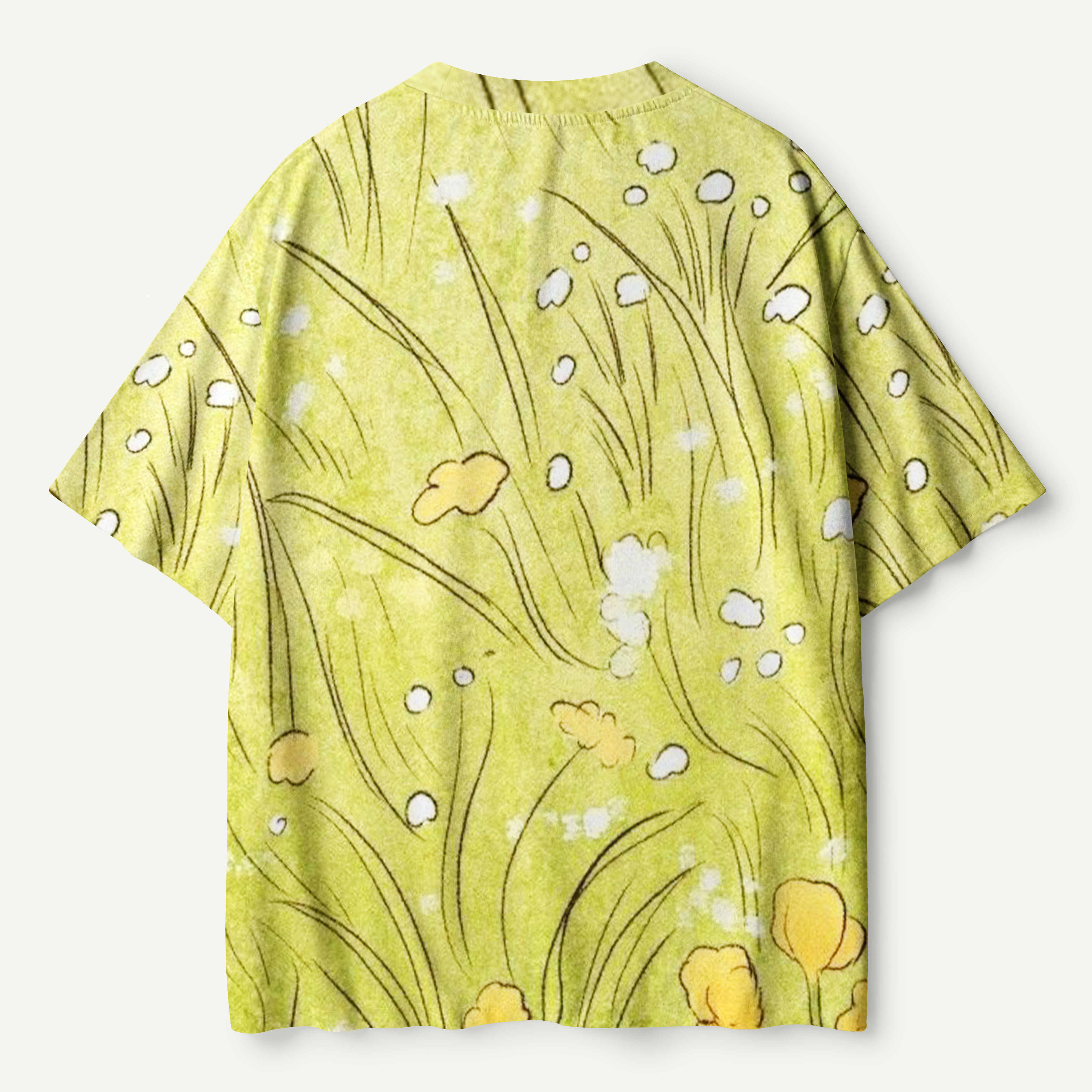 Soft Wildflower Meadow Garden Premium Pure Cotton Tee