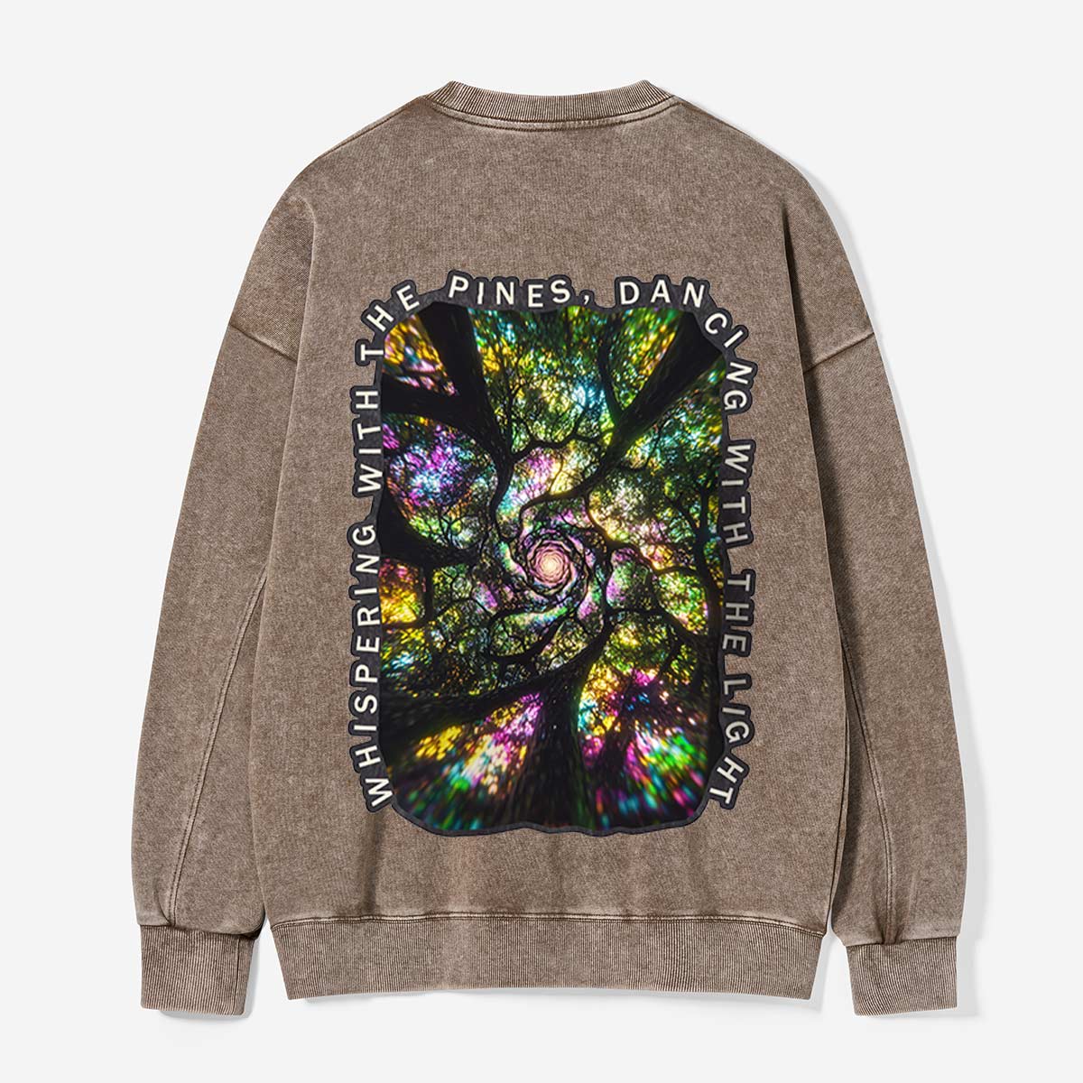 Dancing with the Whispering Pines Washed Sweatshirts