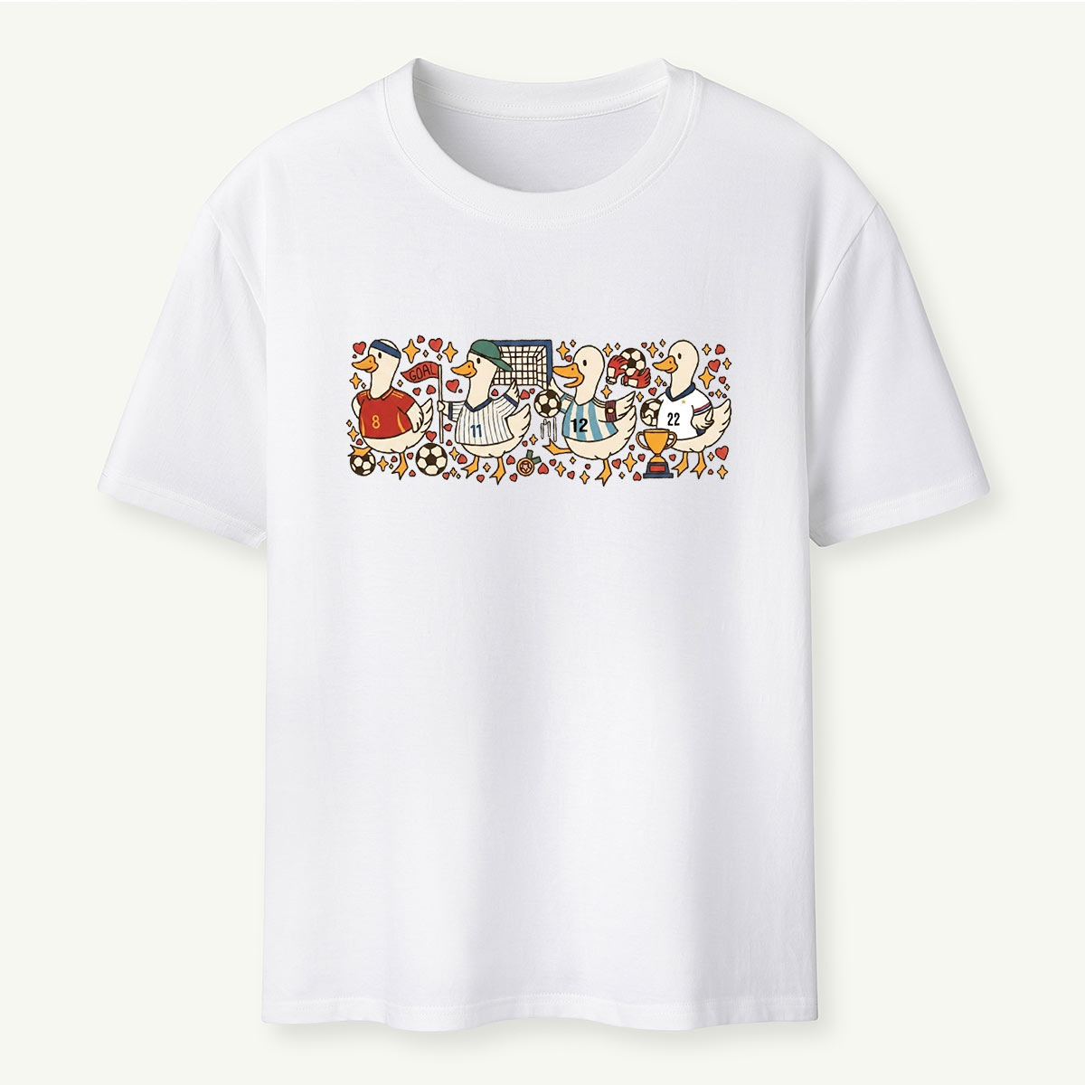 Soccer Ducks Football Team T‑Shirt