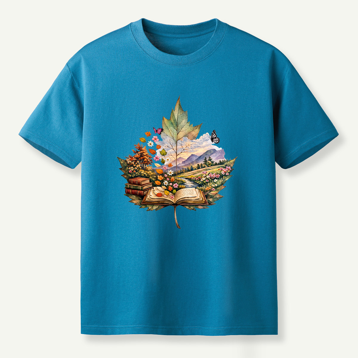 Autumn Leaf Forestscape T-Shirt