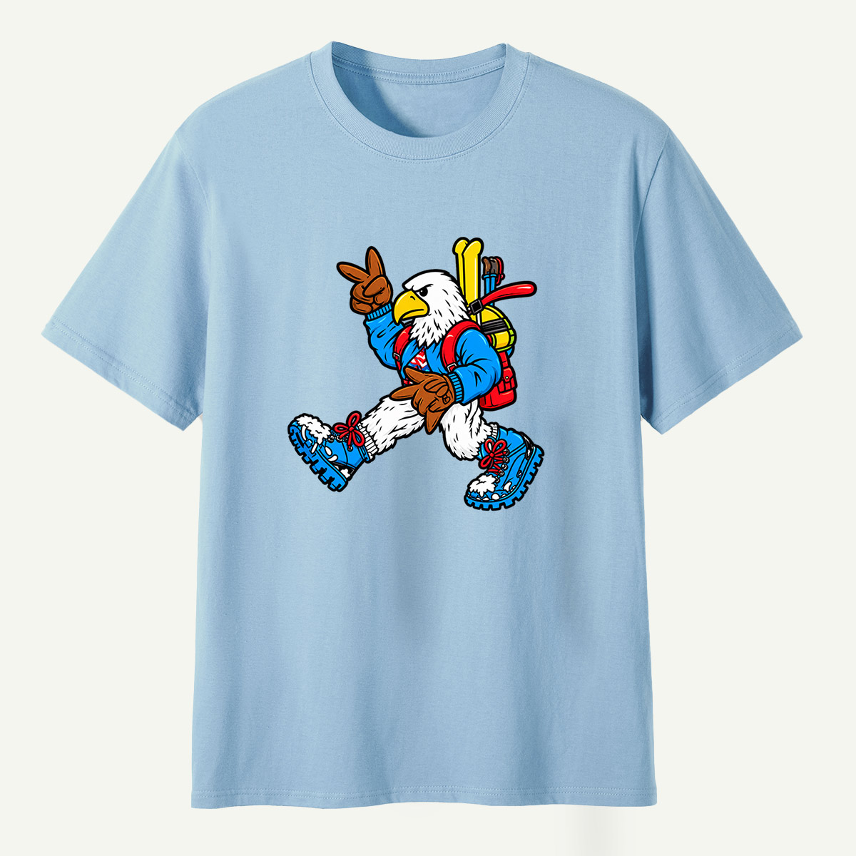 Cool Bald Eagle Outdoor Adventure T-Shirt