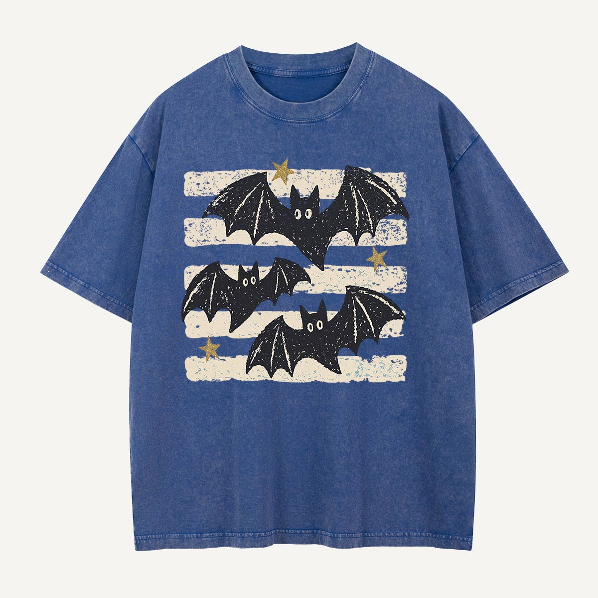 Three Bats After Dark Washed T-Shirt