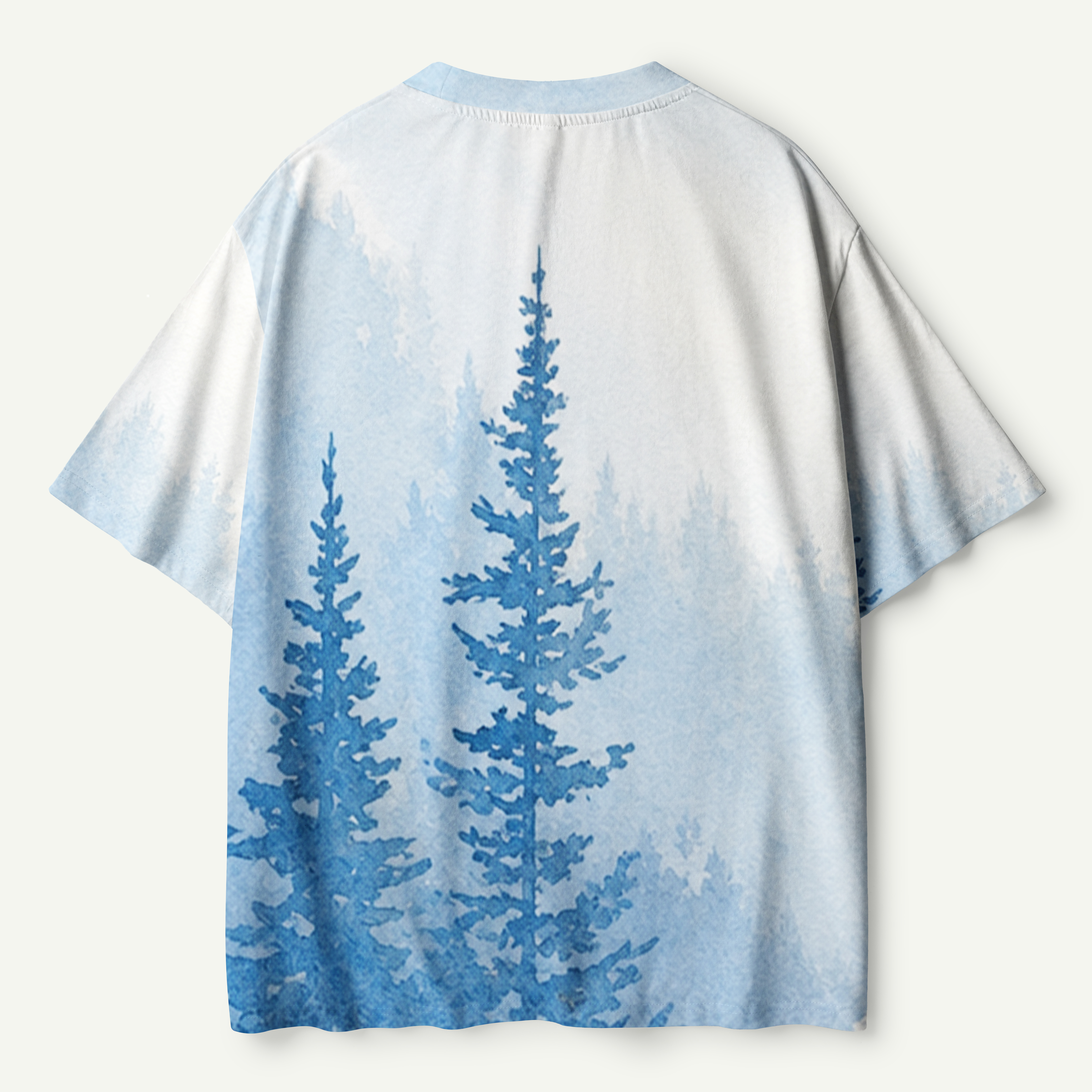 Lone Wolf Snowy Mountain Ridge Premium Eco Tee