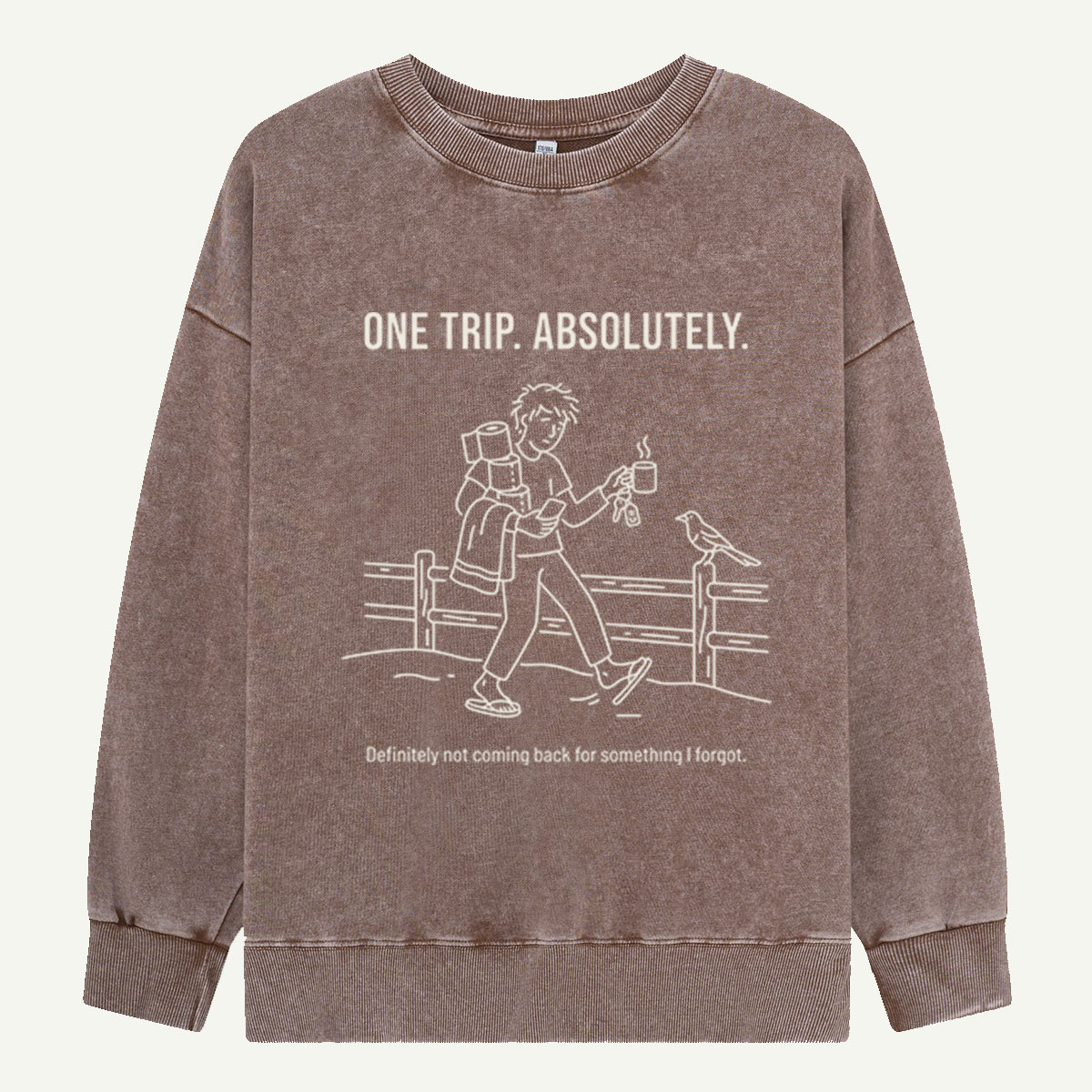 One Trip… Until I Remember What I Forgot Washed Sweatshirts