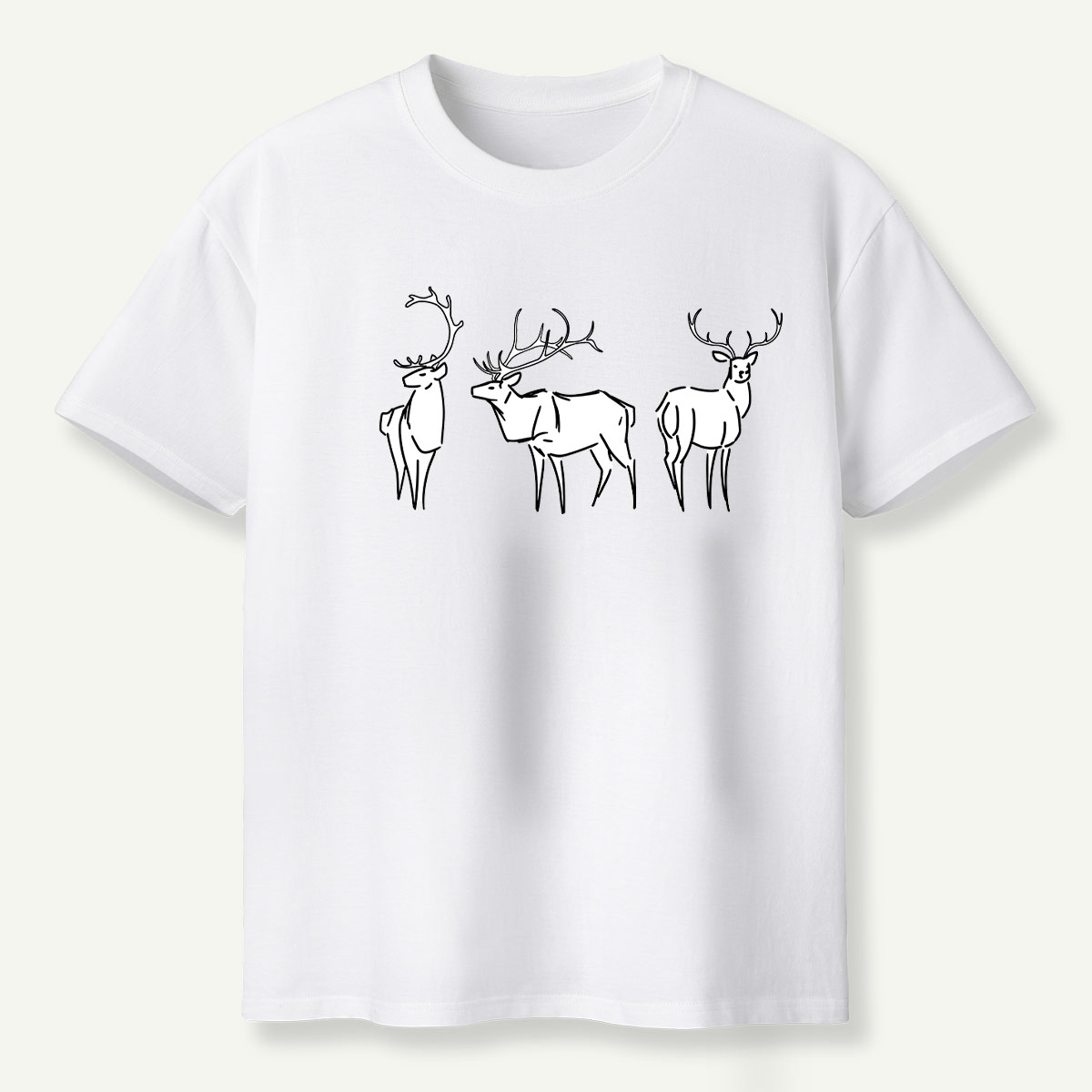Deer Species Antler Study T-Shirt