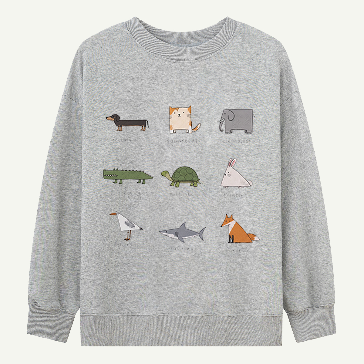 Geometric Animal Sweatshirts