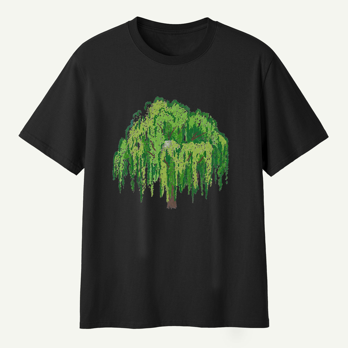 Weeping Willow Tree Watercolor T-Shirt