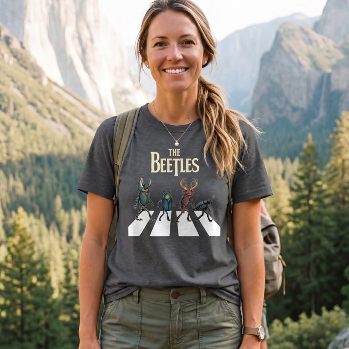 The Beetles Funny Insect Band  T‑Shirt